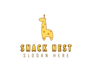 Cute Giraffe Toy logo design