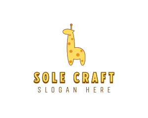 Cute Giraffe Toy logo design