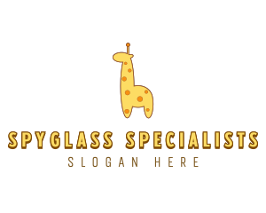 Cute Giraffe Toy logo design