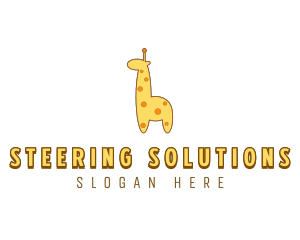 Cute Giraffe Toy logo design