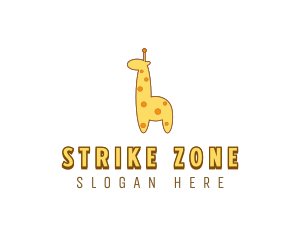 Cute Giraffe Toy logo design