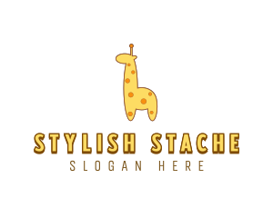 Cute Giraffe Toy logo design