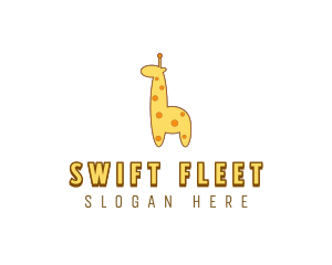 Cute Giraffe Toy logo design