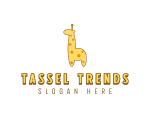 Cute Giraffe Toy logo design