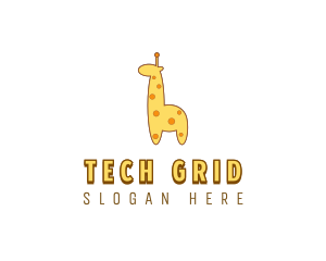 Cute Giraffe Toy logo design