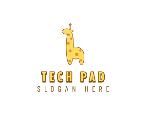 Cute Giraffe Toy logo design