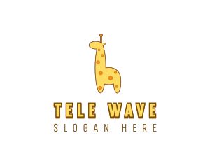 Cute Giraffe Toy logo design