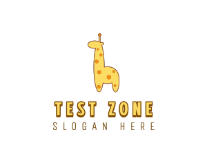 Cute Giraffe Toy logo design