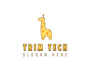 Cute Giraffe Toy logo design