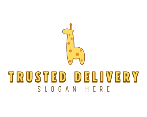 Cute Giraffe Toy logo design