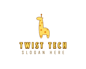 Cute Giraffe Toy logo design