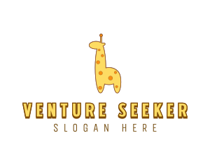 Cute Giraffe Toy logo design