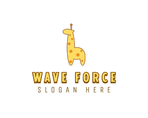 Cute Giraffe Toy logo design