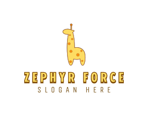 Cute Giraffe Toy logo design