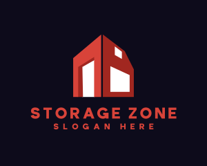 Storage Warehouse Building logo