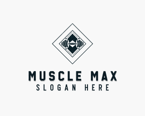 Bodybuilding Barbell Gym logo