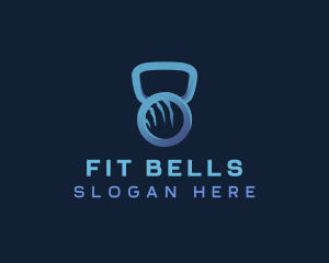 Kettlebell Fitness Workout logo design