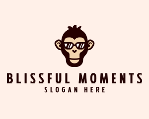 Monkey Head Sunglasses Logo