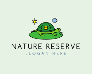 Turtle House Nature logo design