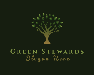 Green Tree Nature logo design