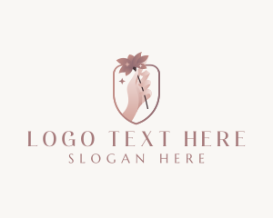 Flower Hand Beautician logo