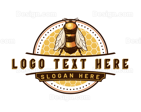 Insect Bee Hive Logo