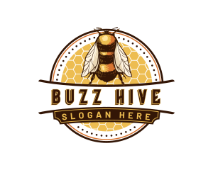 Insect Bee Hive  logo