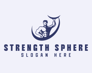 Atlas Muscular Man logo
