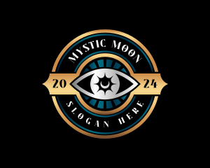 Eye Moon Tarot logo design