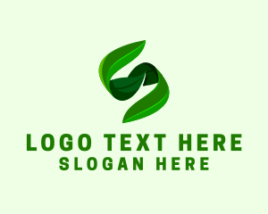 Natural Leaf Letter S Logo