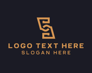 Modern ELegant Letter S  logo