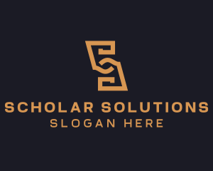 Modern ELegant Letter S  logo design