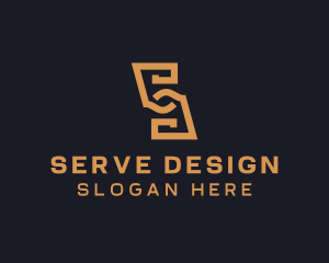 Modern ELegant Letter S  logo design