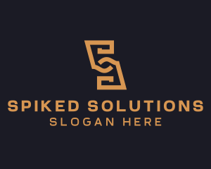 Modern ELegant Letter S  logo design