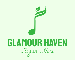 Green Nature Music Sound logo