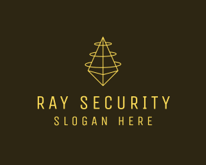 Yellow Diamond Security  logo design