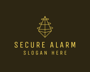 Yellow Diamond Security  logo design