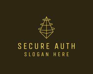 Yellow Diamond Security  logo design