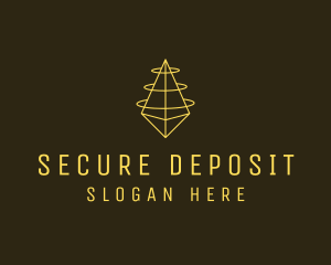 Yellow Diamond Security  logo design