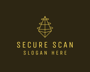 Yellow Diamond Security  logo design