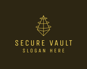 Yellow Diamond Security  logo design