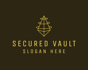 Yellow Diamond Security  logo design