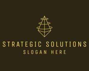 Yellow Diamond Security  logo design