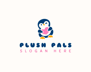 Penguin Bird Heart logo