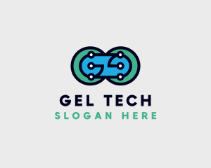 Software Computer Tech logo design