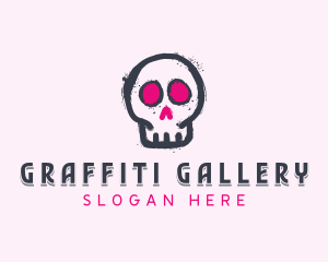 Skull Graffiti Vandalism logo