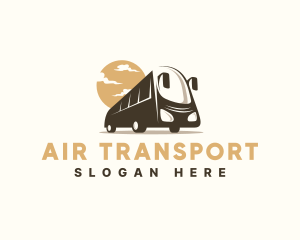 Bus Trip Transportation logo design