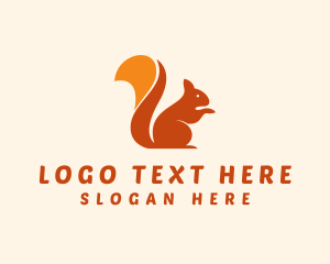 Animal Wildlife Squirrel logo design
