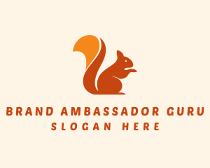 Animal Wildlife Squirrel logo design