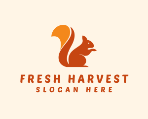 Animal Wildlife Squirrel logo design